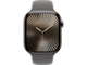 Смарт часовници Apple Watch S10 GPS + Cellular 46mm Natural Titanium Case with Stone Grey Sport Band - M/L