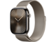 Natural Titanium Case /Natural Milanese Loop - M/L