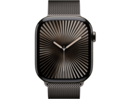 Смарт часовници Apple Watch S10 GPS + Cellular 46mm Slate Titanium Case with Slate Milanese Loop - S/M