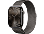Смарт часовници Apple Watch S10 GPS + Cellular 46mm Slate Titanium Case with Slate Milanese Loop - M/L