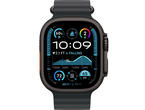 Смарт часовници Apple Watch Ultra2 (2024) GPS + Cellular 49mm Black Titanium Case with Black Ocean Band