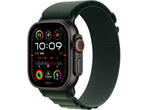 Смарт часовници Apple Watch Ultra2 (2024) GPS + Cellular 49mm Black Titanium Case with Dark Green Alpine Loop - Large