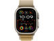 Смарт часовници Apple Watch Ultra2 (2024) GPS + Cellular 49mm Natural Titanium Case with Tan Alpine Loop - Medium