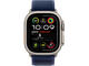 Смарт часовници Apple Watch Ultra2 (2024) GPS + Cellular 49mm Natural Titanium Case with Blue Trail Loop - M/L