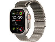 Смарт часовници Apple Watch Ultra2 (2024) GPS + Cellular 49mm Natural Titanium Case with Natural Titanium Milanese Loop - L