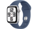 Silver Alu Case /Denim Sport Band - M/L