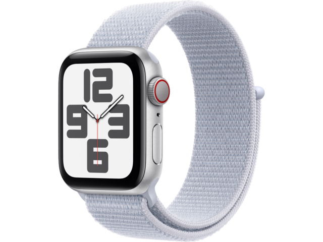 Смарт часовници Apple Watch SE2 (2024) GPS + Cellular 40mm Silver Alu Case with Blue Cloud Sport Loop