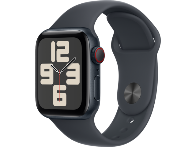 Смарт часовници Apple Watch SE2 (2024) GPS + Cellular 40mm Midnight Alu Case with Midnight Sport Band - M/L