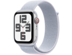 Смарт часовници Apple Watch SE2 (2024) GPS + Cellular 44mm Silver Alu Case with Blue Cloud Sport Loop