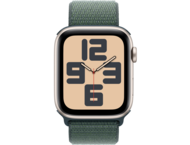 Смарт часовници Apple Watch SE2 (2024) GPS + Cellular 44mm Starlight Alu Case with Lake Green Sport Loop