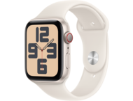 Смарт часовници Apple Watch SE2 (2024) GPS + Cellular 44mm Starlight Alu Case with Starlight Sport Band - S/M