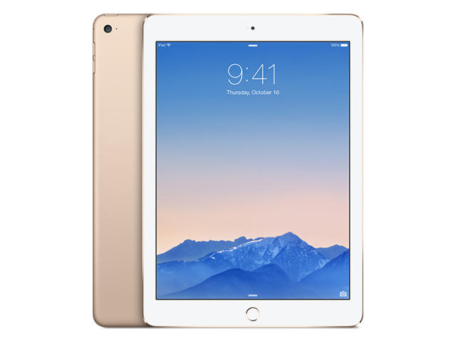 Таблети Apple iPad Air 2 Wi‑Fi + Cellular 128GB, златист цвят