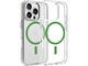 Калъфи Dviced Magsafe iPhone 16 Pro clear case - Green