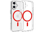 Калъфи Dviced Magsafe iPhone 16 clear case - Red