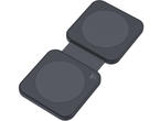 Зарядни устройства Dviced 2-in-1 Foldable magnetic wireless charger, Black