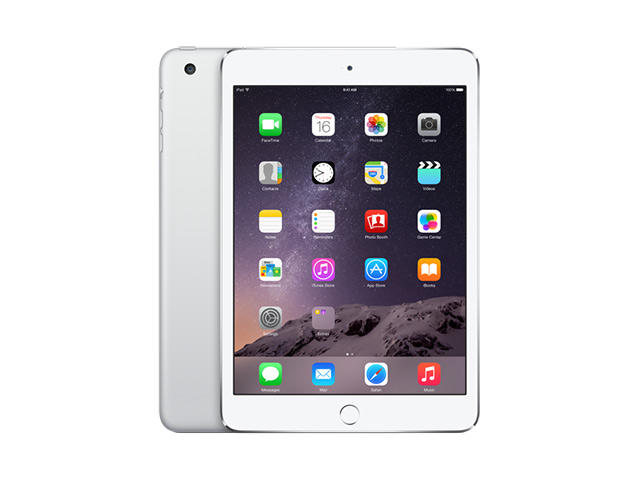 Таблети Apple iPad mini 3 Wi‑Fi + Cellular 64GB, сребрист цвят