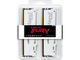 Оперативна памет 32GB (2x16GB) DDR5 6000 MT/s CL36 Kingston FURY Beast White RGB EXPO