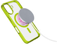 Калъфи Cellular line Iconic Mag iPhone 16 Plus, лайм