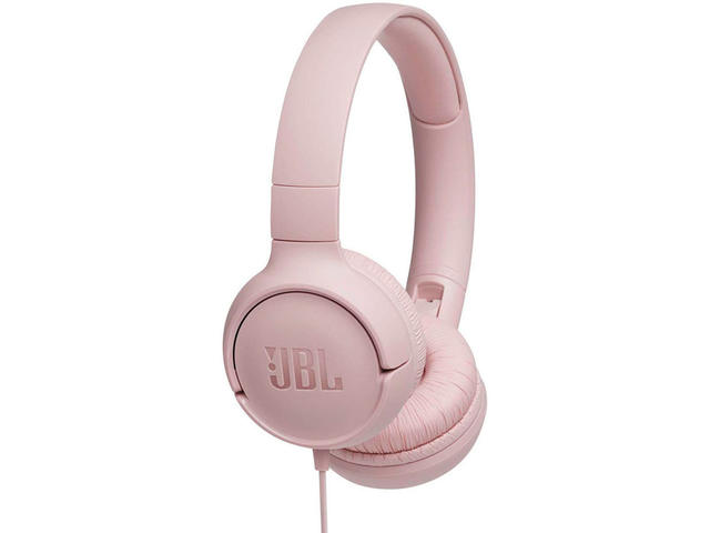 Слушалки JBL T500, в розово