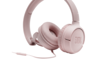 Слушалки JBL T500, в розово