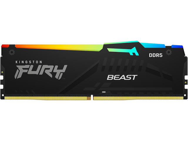 Оперативна памет 16GB DDR5 5600 MT/s Kingston FURY Beast RGB EXPO