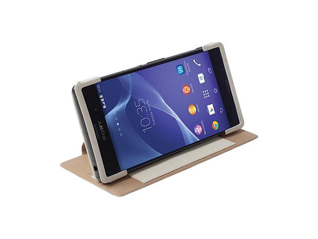Калъфи Krusell Malmö Flip Cover за Sony Xperia Z3, в бяло