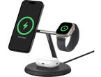 Зарядни устройства Belkin BOOST CHARGE 3-in-1 Magnetic Wireless Charging Stand with Qi2 15W - Black
