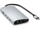 Кабели и Адаптери Satechi USB-C многопортов адаптер 8K с Ethernet V3 - Silver