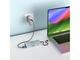 Кабели и Адаптери Satechi USB-C многопортов адаптер 8K с Ethernet V3 - Silver