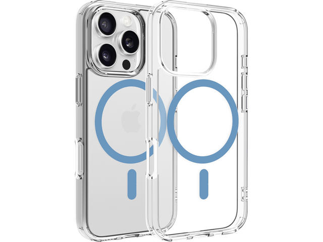 Калъфи Dviced Magsafe iPhone 16 Pro clear case - Blue