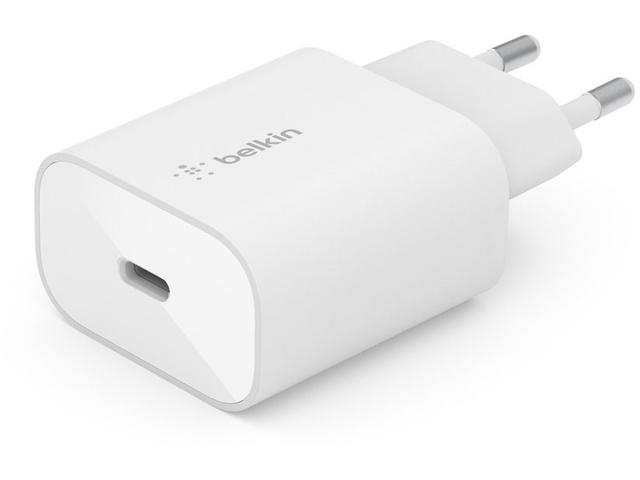 Зарядни устройства Belkin BoostCharge USB-C PD 3.0 PPS Wall Charger 25W + USB-C to Lightning Cable