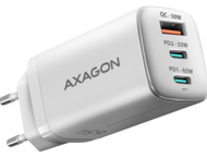 Зарядни устройства Axagon ACU-DPQ65 PD3.0 & QC4+ 3xOUTPUTS wall charger 65W, White