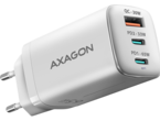 Зарядни устройства Axagon ACU-DPQ65 PD3.0 & QC4+ 3xOUTPUTS wall charger 65W, White