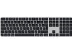 Клавиатури Apple Magic Keyboard with Touch ID and Numeric Keypad for Mac models with Apple silicon (USB–C) - Ukrainian - Black Keys