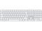 Клавиатури Apple Magic Keyboard with Touch ID and Numeric Keypad for Mac models with Apple silicon (USB–C) - International English - White Keys