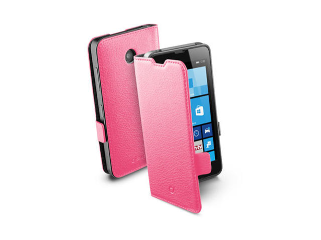 Калъфи Cellular Line Book Essential за Nokia Lumia 630, в розово