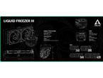 Падове Arctic Gaming Mousepad Liquid Freezer III Design