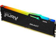 Оперативна памет 16GB DDR5 6000 MT/s Kingston FURY Beast RGB Black