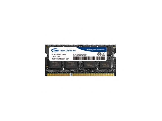 Оперативна памет 8GB DDR3L 1600MHz Team Elite