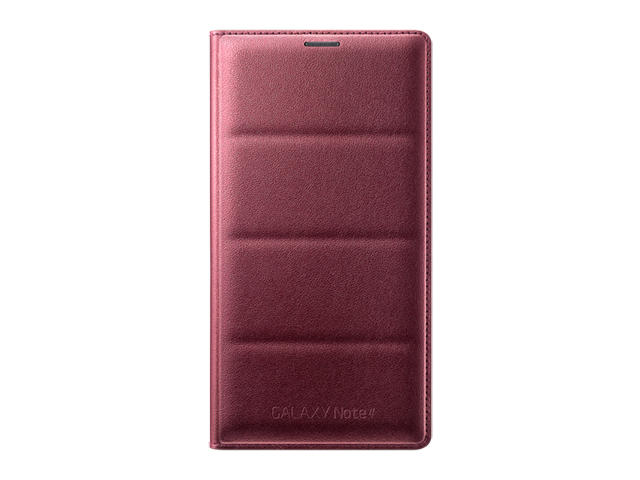 Калъфи Калъф Samsung Flip Wallet за Galaxy Note 4, във виненочервено