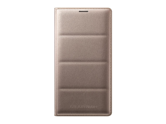 Калъфи Калъф Samsung Flip Wallet за Galaxy Note 4 в златисто