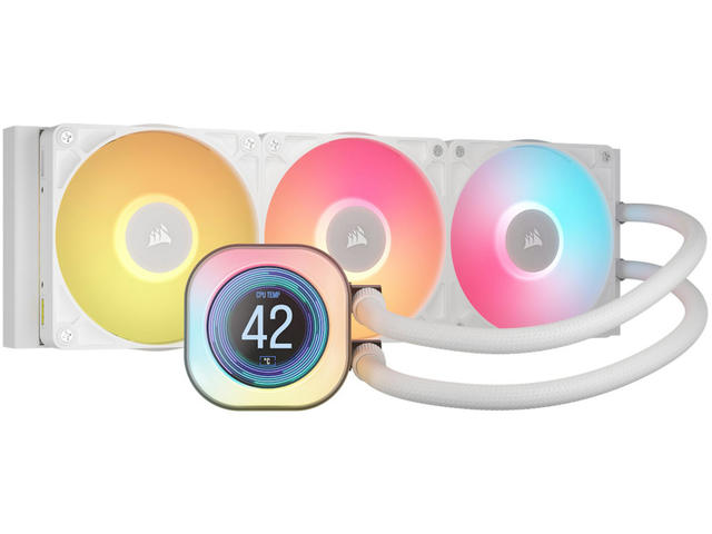 Охладители Corsair iCUE LINK TITAN 360 RX LCD RGB White