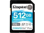 Карти памет 512GB SDXC Kinston Canvas Go Plus 170R