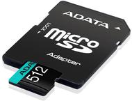 Карти памет 512GB ADATA Premier Pro microSDXC/SDHC UHS-I U3 Class 10(V30S)