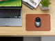Падове Satechi Vegan-Leather Premium Desk Mat - Brown, Small