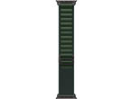Каишки Apple Watch 49mm Loop: Dark Green Alpine Loop - Large - Natural Titanium Finish