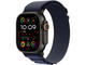 Каишки Apple Watch 49mm Loop: Navy Alpine Loop - Small - Natural Titanium Finish