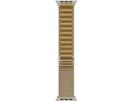 Каишки Apple Watch 49mm Loop: Tan Alpine Loop - Small - Natural Titanium Finish