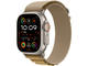 Каишки Apple Watch 49mm Loop: Tan Alpine Loop - Small - Natural Titanium Finish