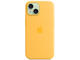 Калъфи Apple iPhone 15 Silicone Case with MagSafe - Sunshine